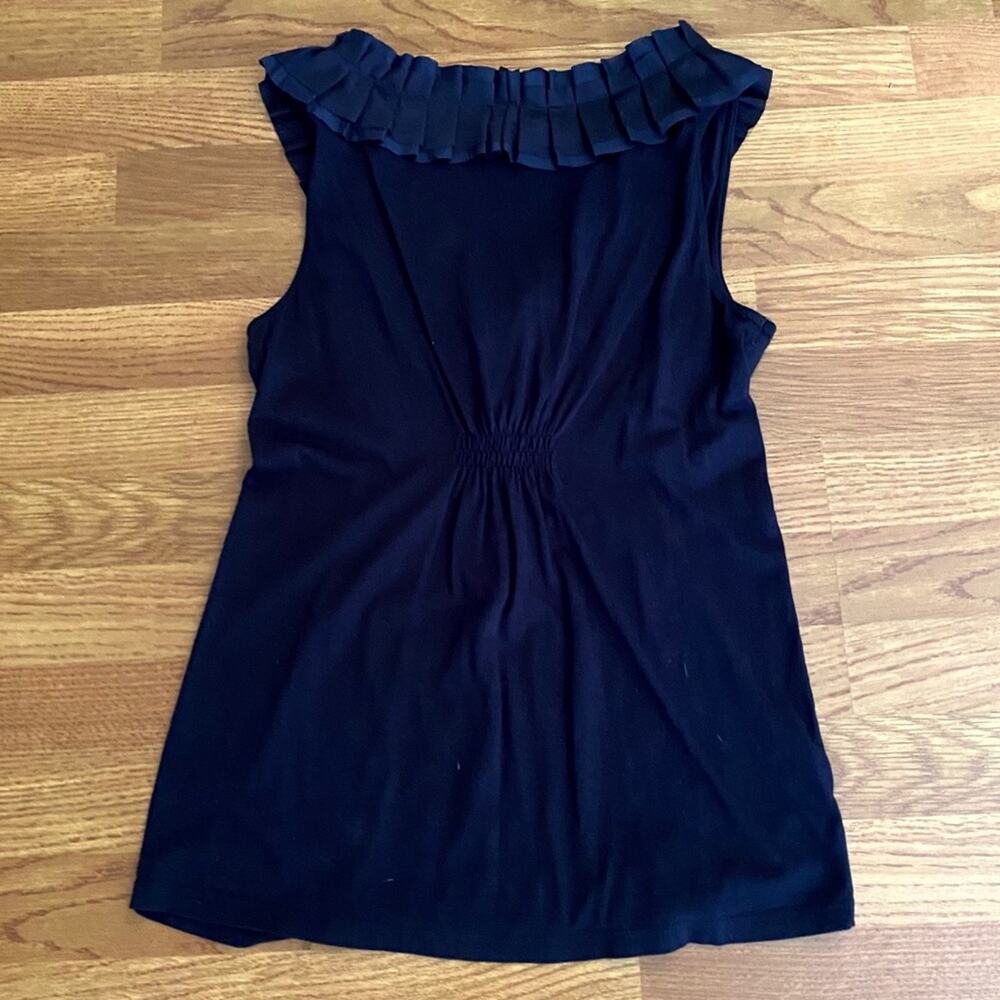 Loft Maternity Ruffle V-Neck Top - Picture 2 of 4